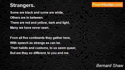 Bernard Shaw - Strangers.