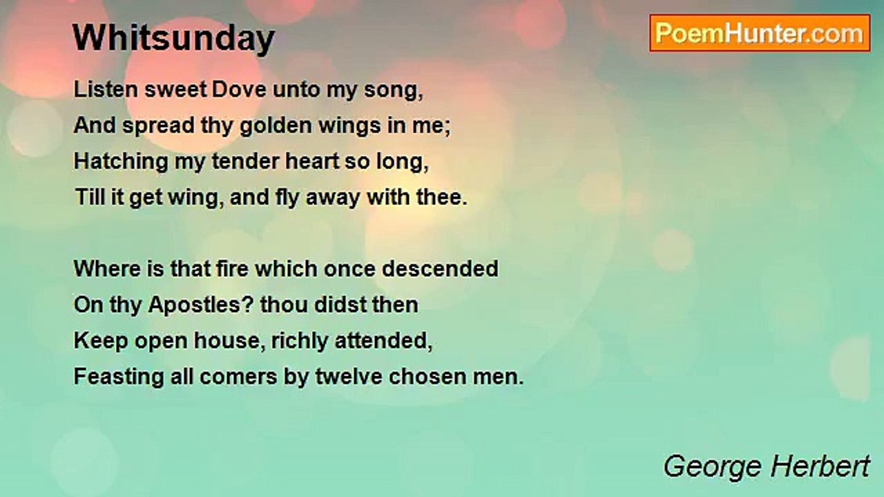 George Herbert - Whitsunday