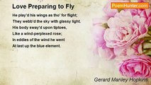 Gerard Manley Hopkins - Love Preparing to Fly
