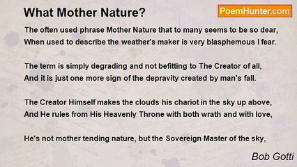 Bob Gotti - What Mother Nature?