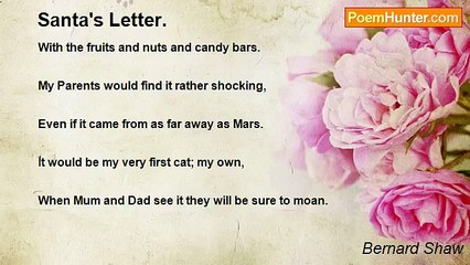 Bernard Shaw - Santa's Letter.