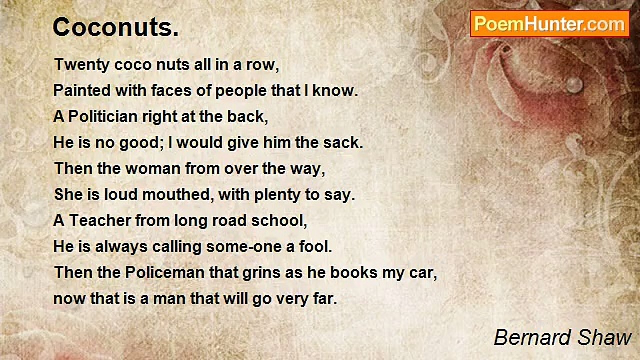 Bernard Shaw - Coconuts.