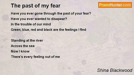 Shina Blackwood - The past of my fear