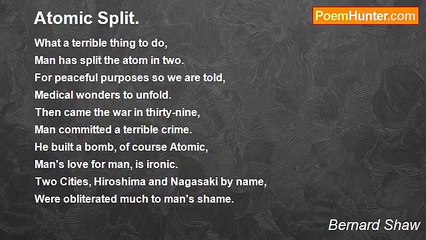 Bernard Shaw - Atomic Split.