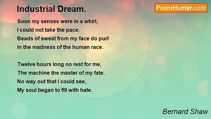 Bernard Shaw - Industrial Dream.