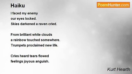 Kurt Hearth - Haiku