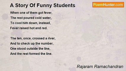 Rajaram Ramachandran - A Story Of Funny Students