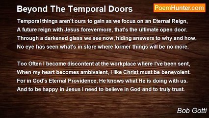 Bob Gotti - Beyond The Temporal Doors