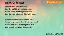 Sarah L. Johnsen - Song Of Winter