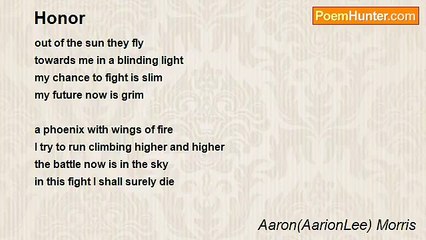 Aaron(AarionLee) Morris - Honor