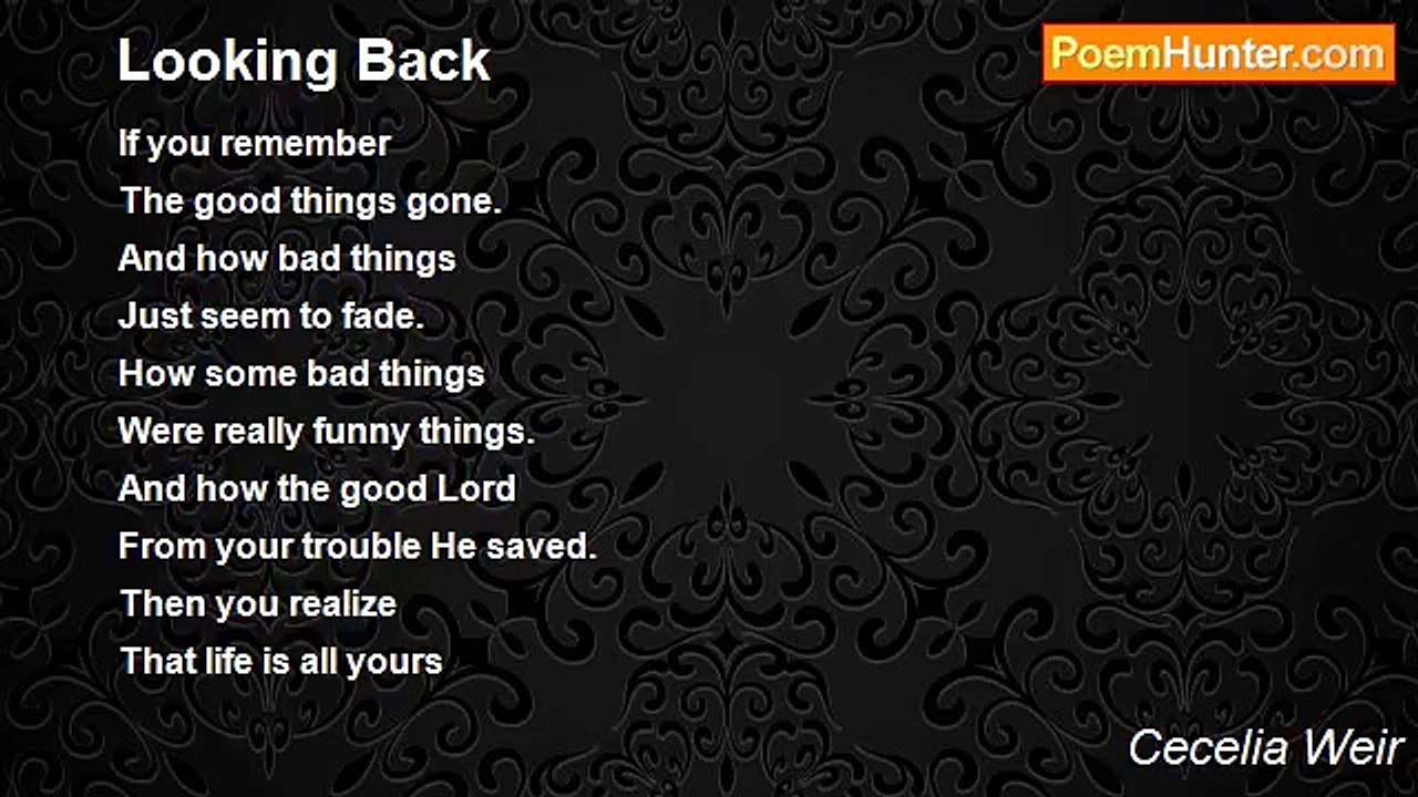Cecelia Weir - Looking Back