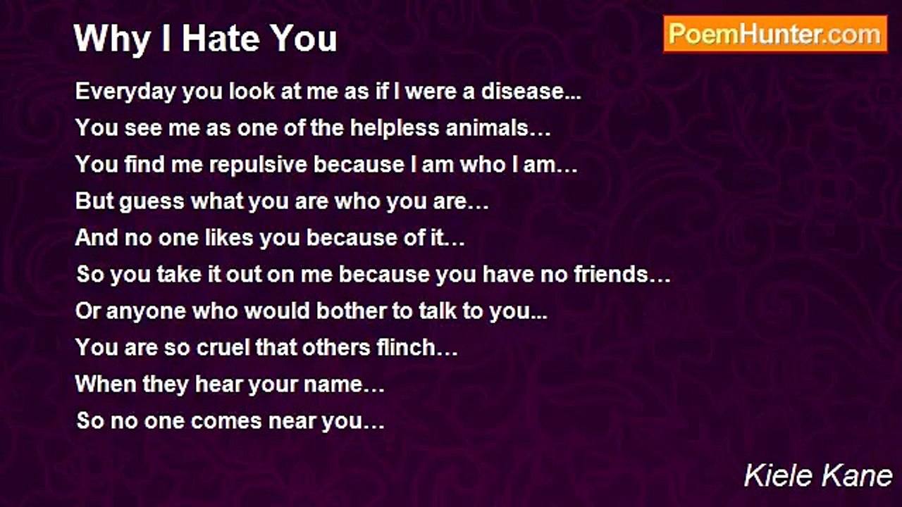 Kiele Kane - Why I Hate You