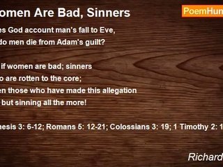 Richard Merrell - Women Are Bad, Sinners