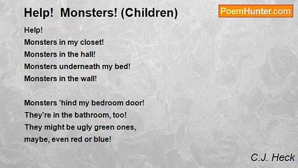 C.J. Heck - Help!  Monsters! (Children)
