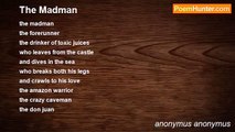 anonymus anonymus - The Madman