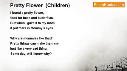 C.J. Heck - Pretty Flower  (Children)