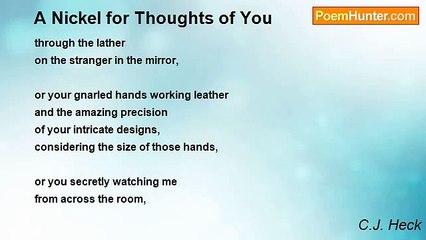 C.J. Heck - A Nickel for Thoughts of You