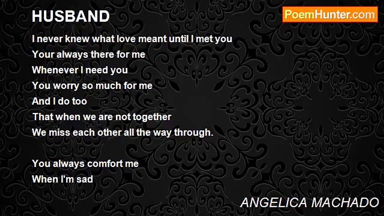 ANGELICA MACHADO - HUSBAND
