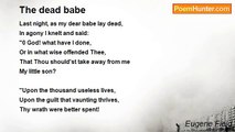 Eugene Field - The dead babe