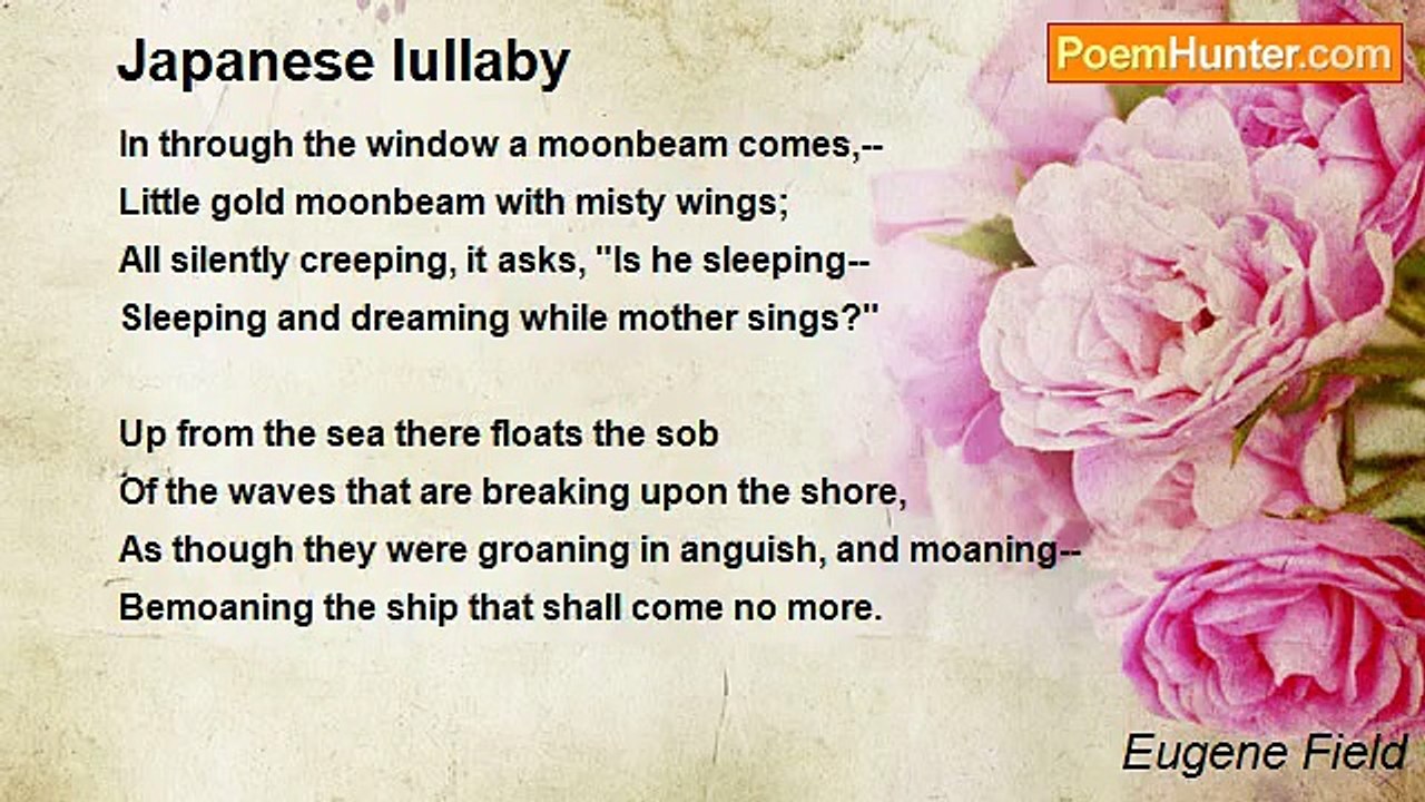 Eugene Field - Japanese lullaby