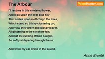 Anne Brontë - The Arbour