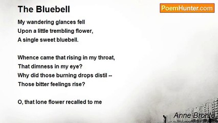 Anne Brontë - The Bluebell