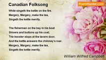 William Wilfred Campbell - Canadian Folksong