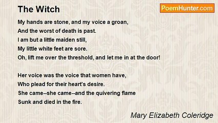 Mary Elizabeth Coleridge - The Witch