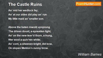 William Barnes - The Castle Ruins