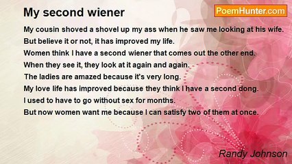 Randy Johnson - My second wiener