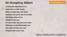 Henry Wadsworth Longfellow - Sir Humphrey Gilbert