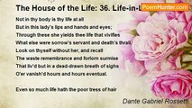 Dante Gabriel Rossetti - The House of the Life: 36. Life-in-Love
