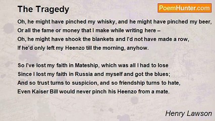 Henry Lawson - The Tragedy