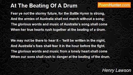 Henry Lawson - At The Beating Of A Drum