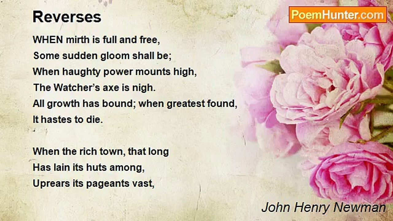 John Henry Newman - Reverses