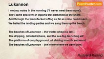 Rudyard Kipling - Lukannon