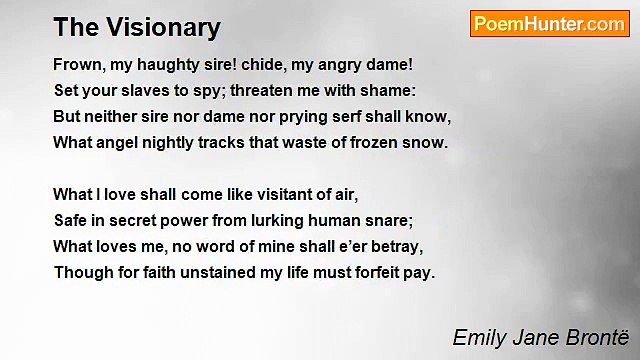 Emily Jane Brontë - The Visionary
