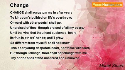 Muriel Stuart - Change