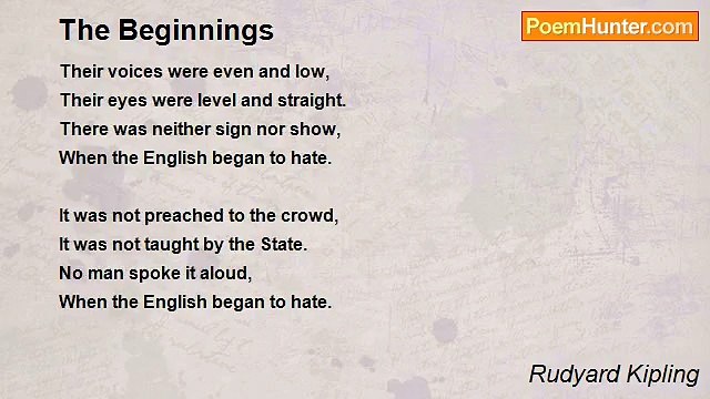 Rudyard Kipling - The Beginnings