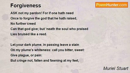 Muriel Stuart - Forgiveness