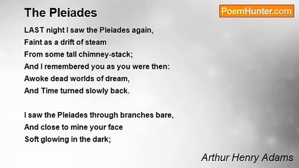 Arthur Henry Adams - The Pleiades