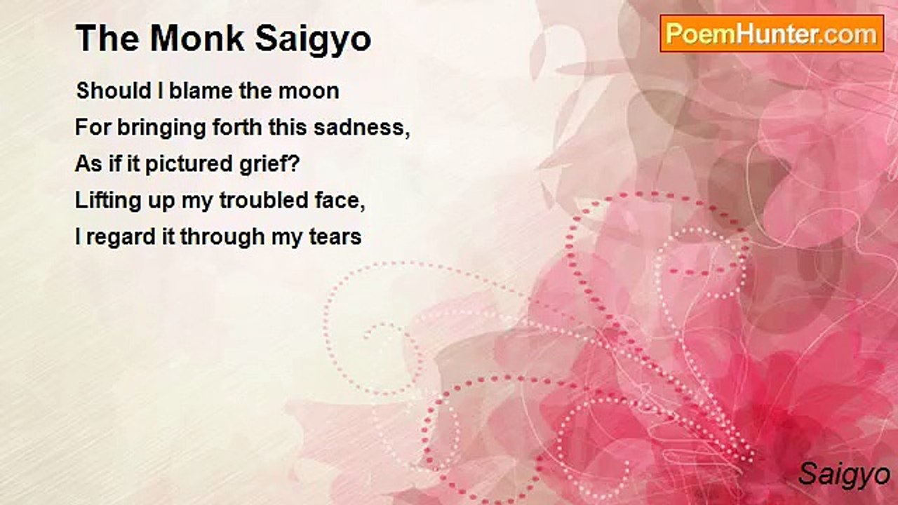 Saigyo - The Monk Saigyo