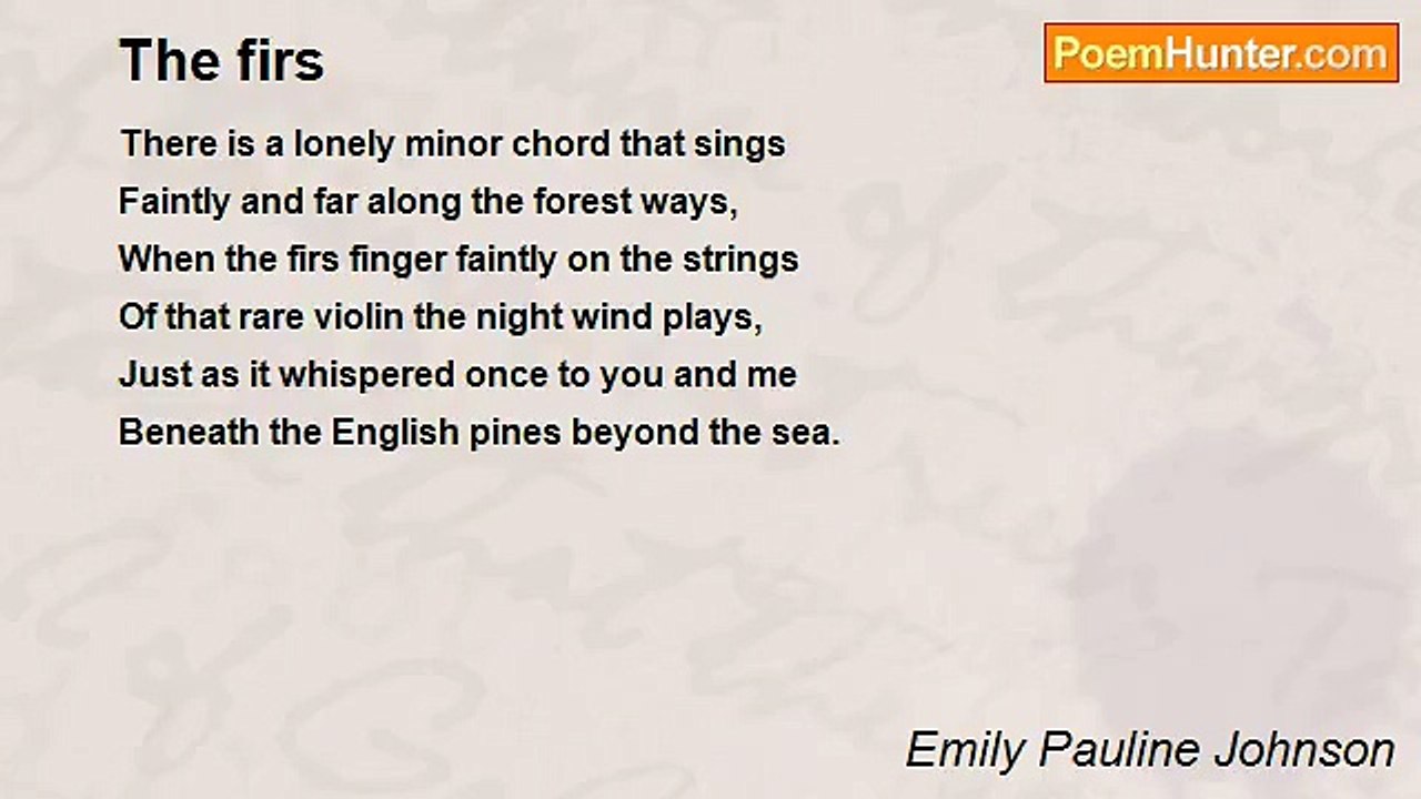 Emily Pauline Johnson - The firs