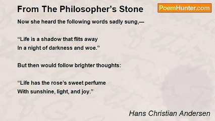Hans Christian Andersen - From The Philosopher’s Stone