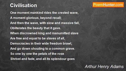 Arthur Henry Adams - Civilisation