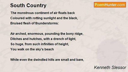 Kenneth Slessor - South Country
