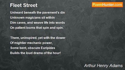 Arthur Henry Adams - Fleet Street