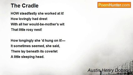 Austin Henry Dobson - The Cradle