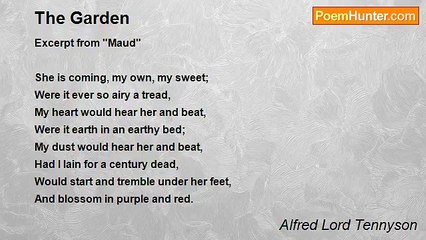 Alfred Lord Tennyson - The Garden