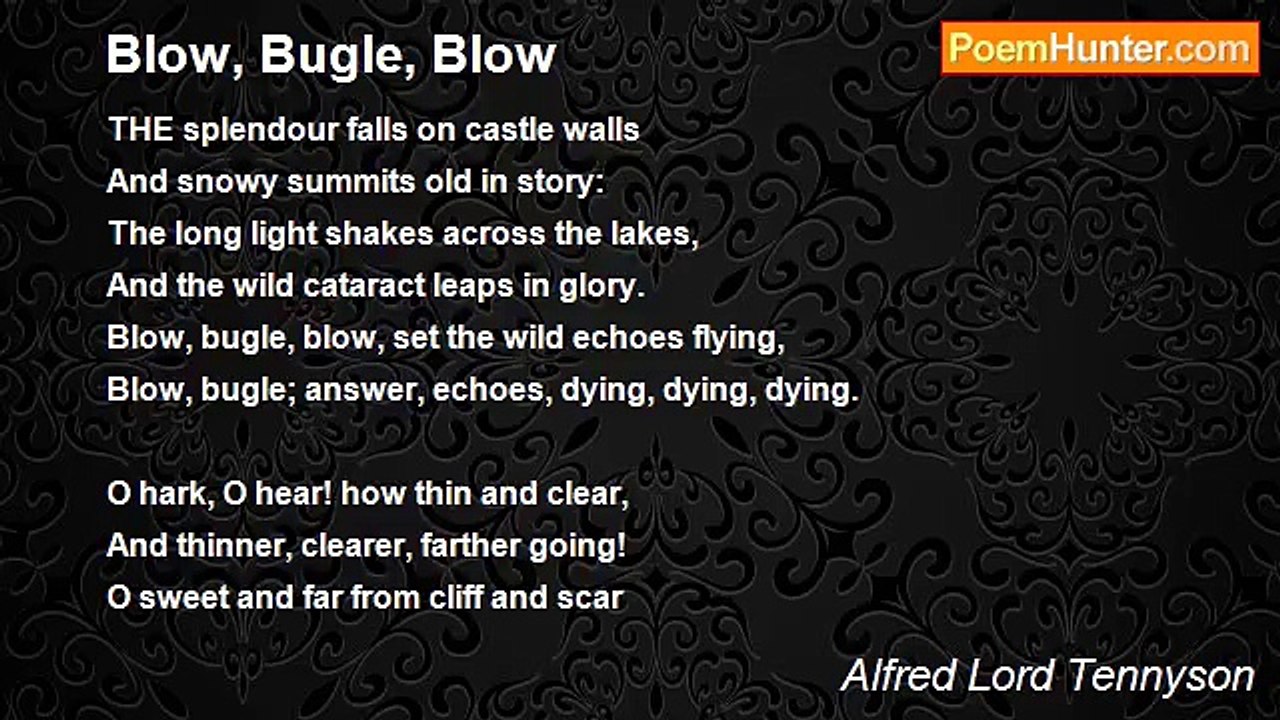 Alfred Lord Tennyson - Blow, Bugle, Blow